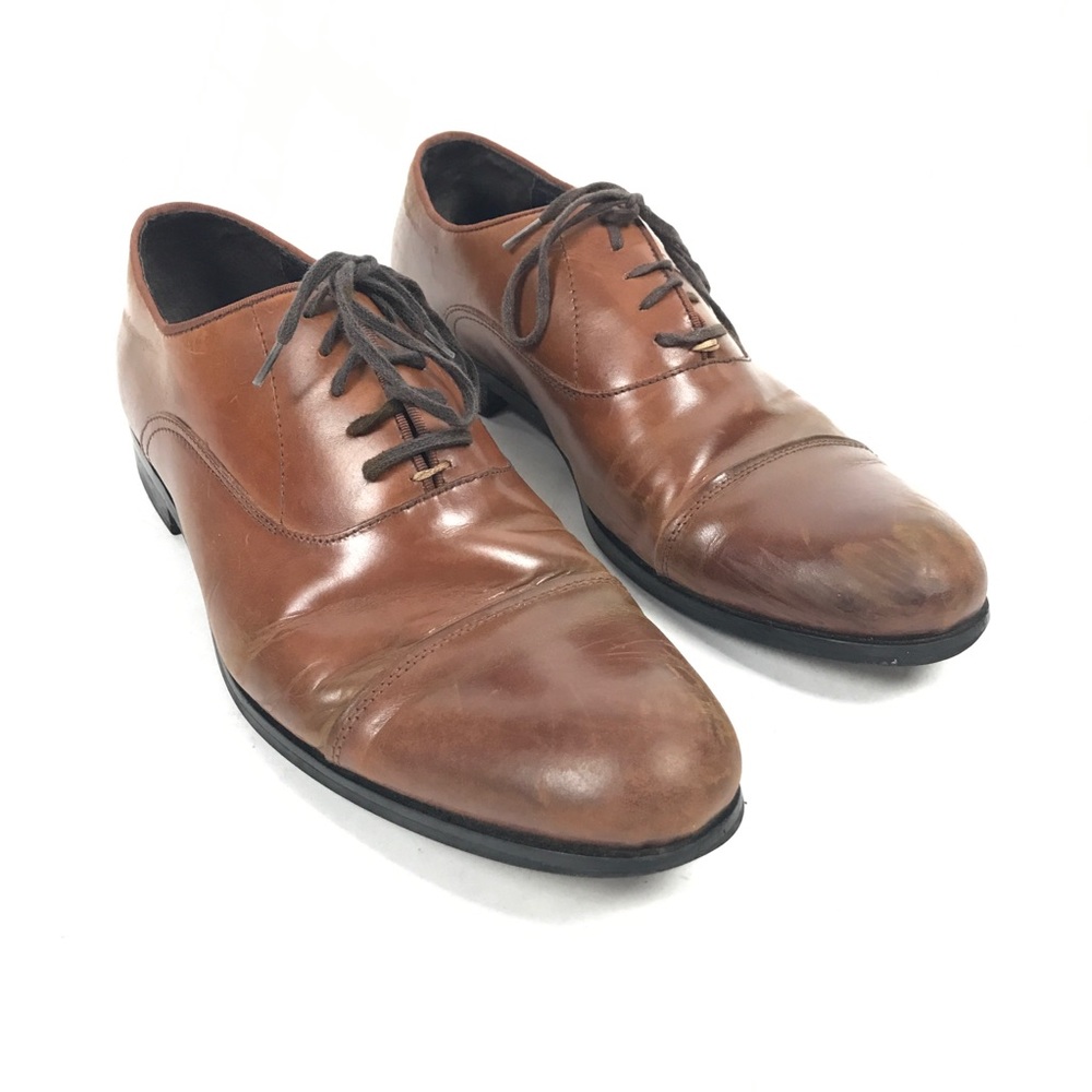 Kenneth Cole New‎ York Shoes Dress Leather Oxford Derby Country Club Brown